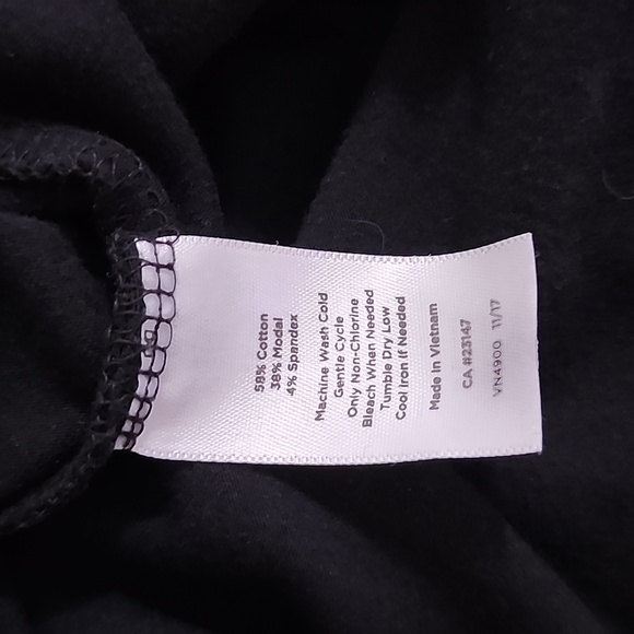 Talbots Midi/Maxi Black Cotton Stretch Skirt SP - Picture 6 of 6